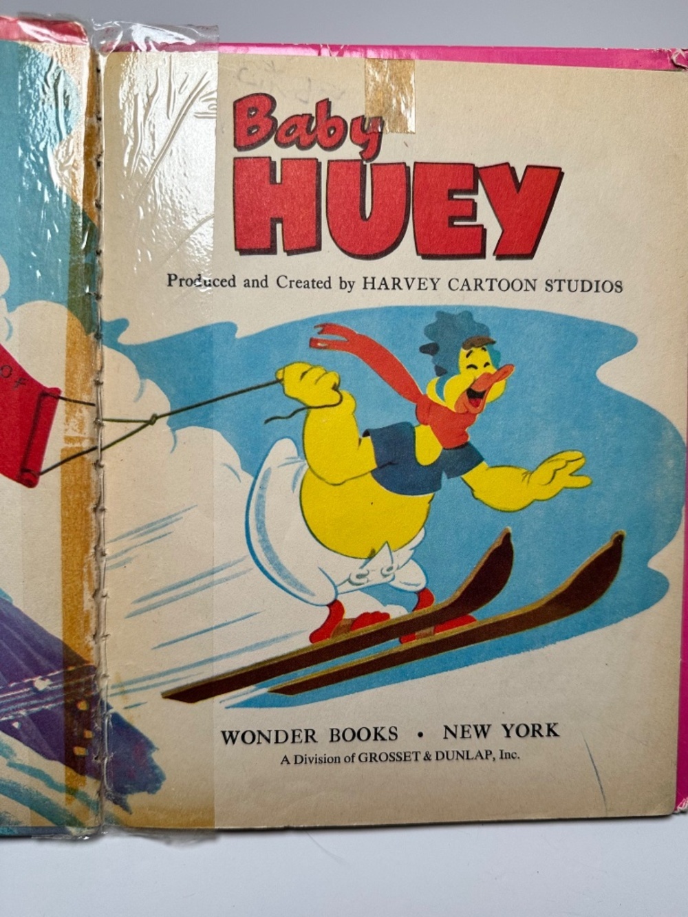Vintage Baby Huey Wonder Book | Harvey Cartoons | Grosset & Dunlap | 1950s 1960s - Picture 4 of 16